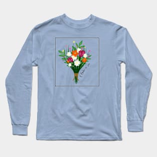 A Bucket of Flowers Long Sleeve T-Shirt